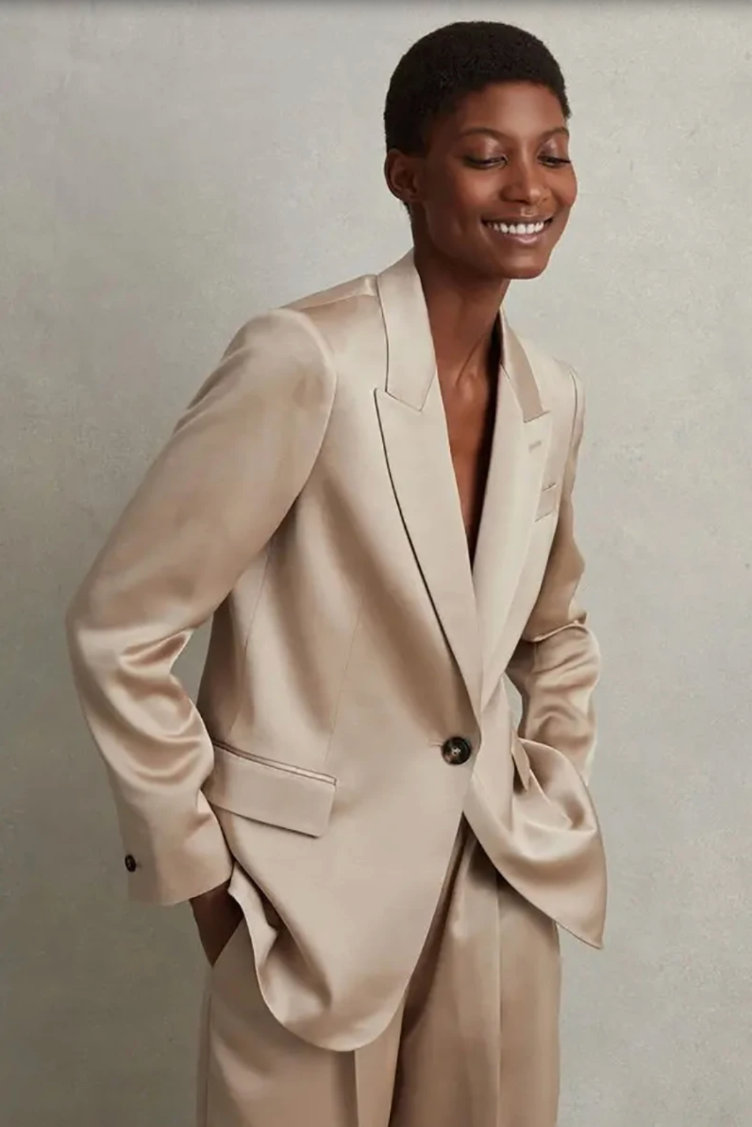 Boulevard Silk Pant Suit-And She Is Couture®