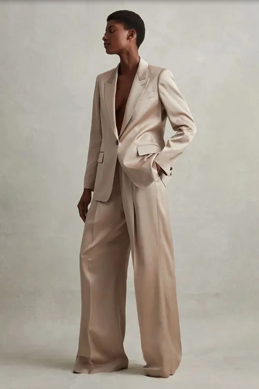 Boulevard Silk Pant Suit-And She Is Couture®