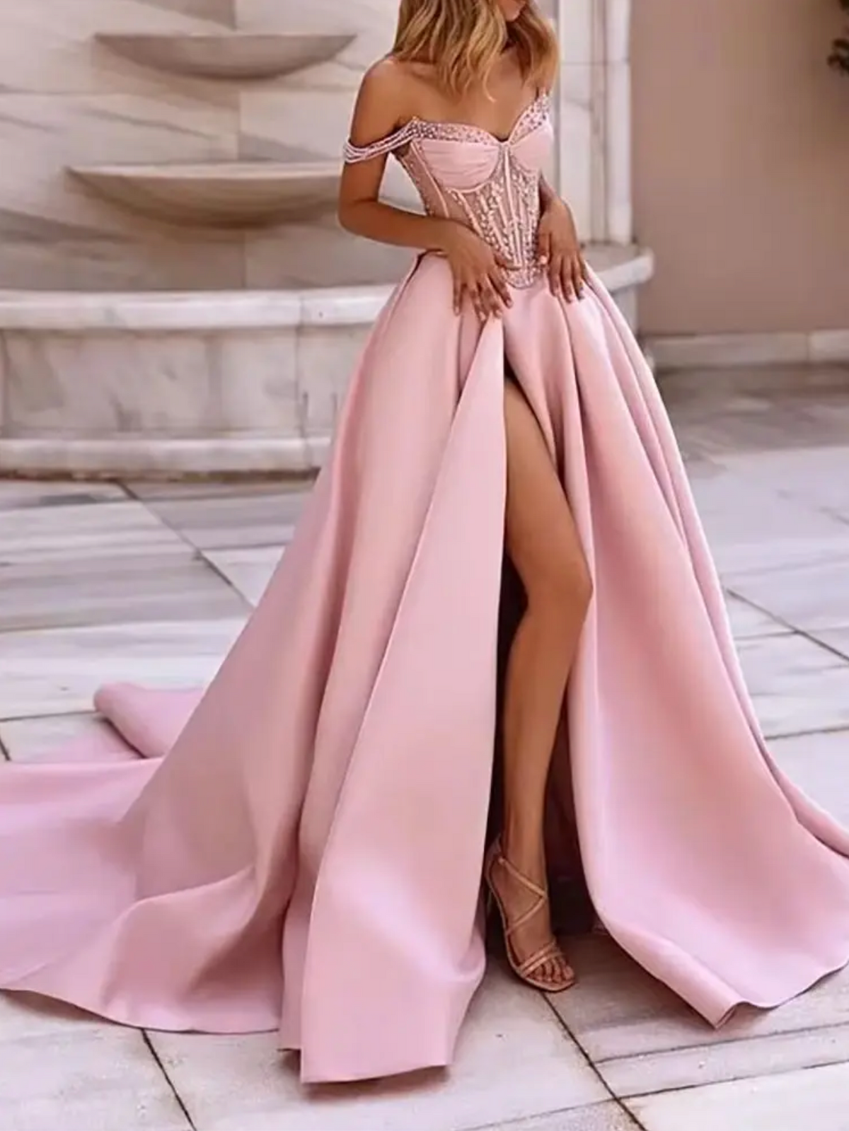 Indigo Iris Gown-And She Is Couture®