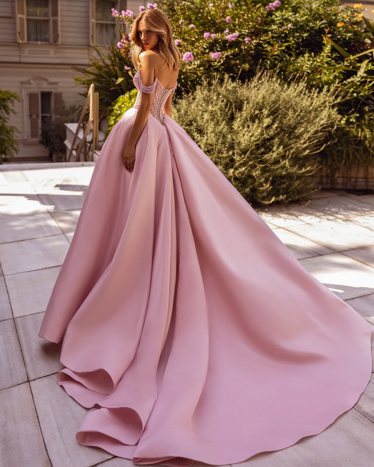 Indigo Iris Gown-And She Is Couture®