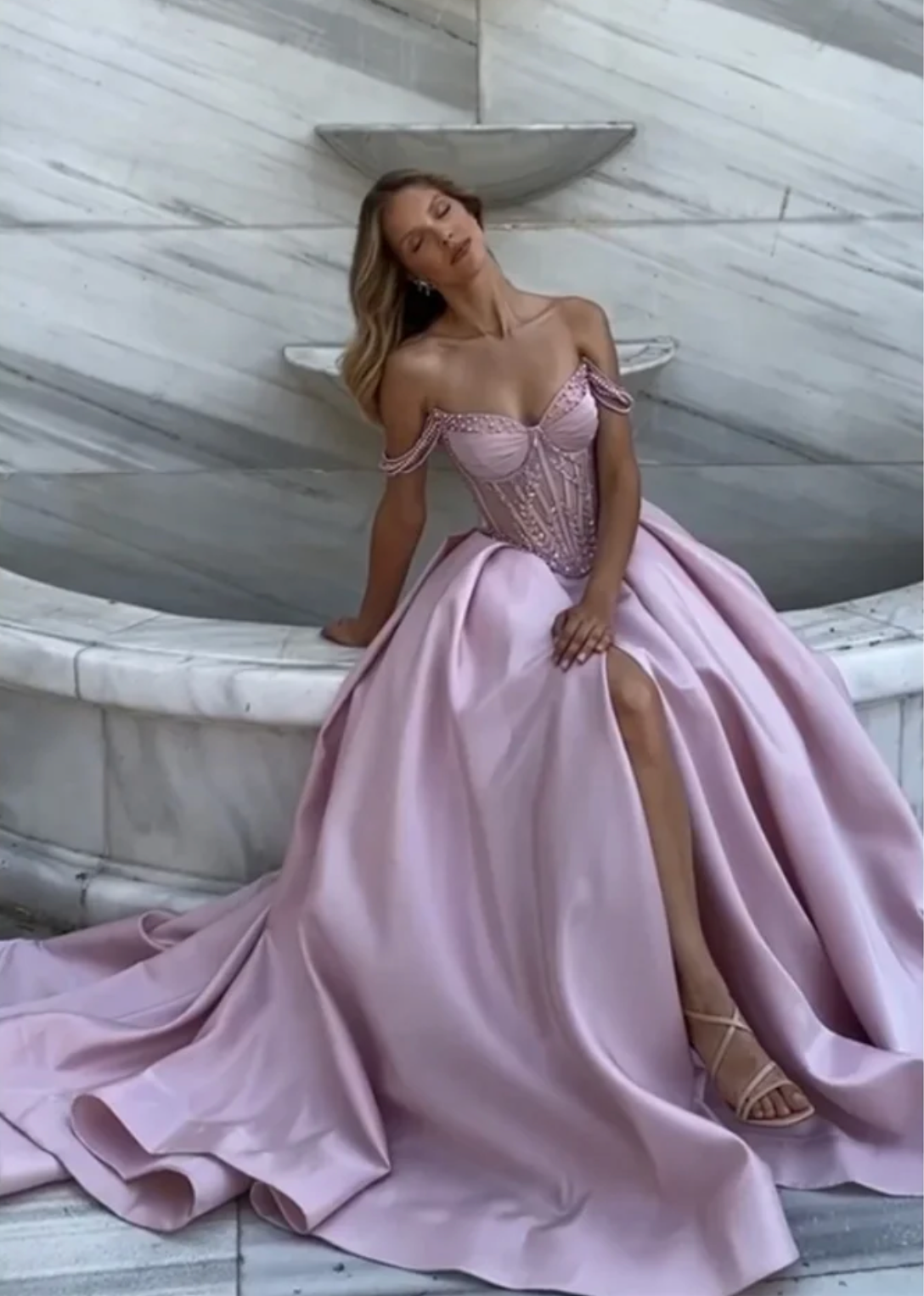 Indigo Iris Gown-And She Is Couture®