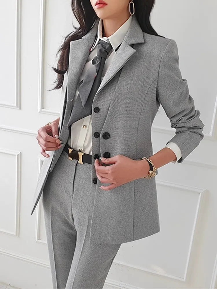 Osier Blazer Pants Set-And She Is Couture®