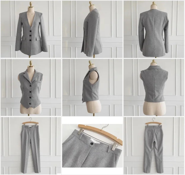 Osier Blazer Pants Set-And She Is Couture®