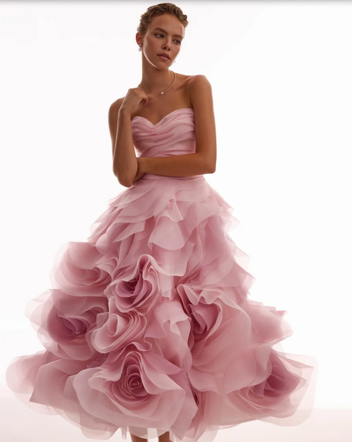 Poppies Lane Organza Dress-And She Is Couture®