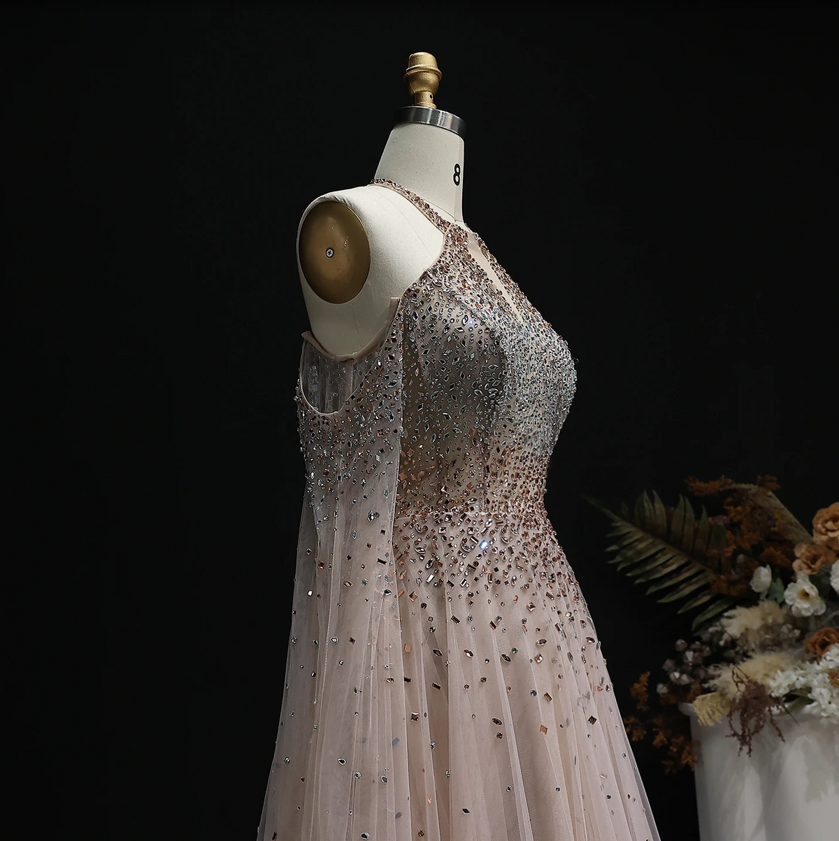 The Old Money Collection Couture Waverunner Evening Gown