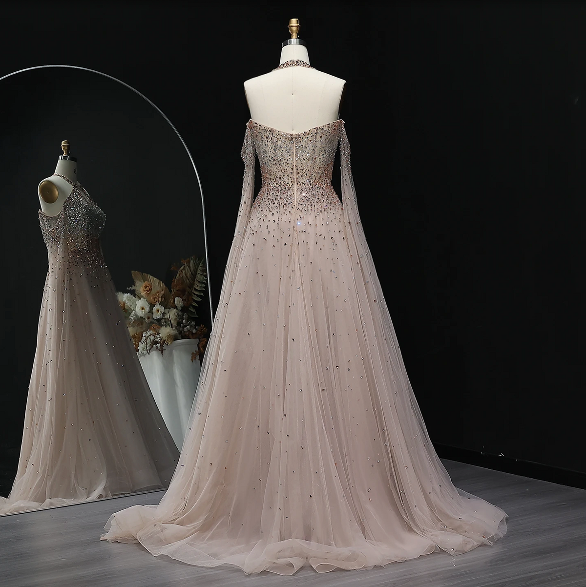 The Old Money Collection Couture Waverunner Evening Gown