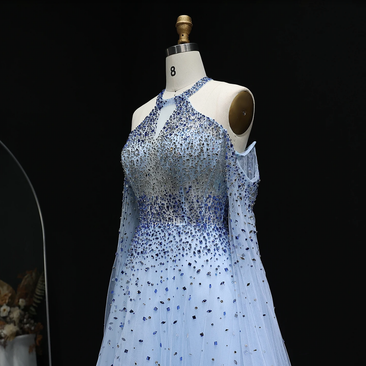 The Old Money Collection Couture Waverunner Evening Gown