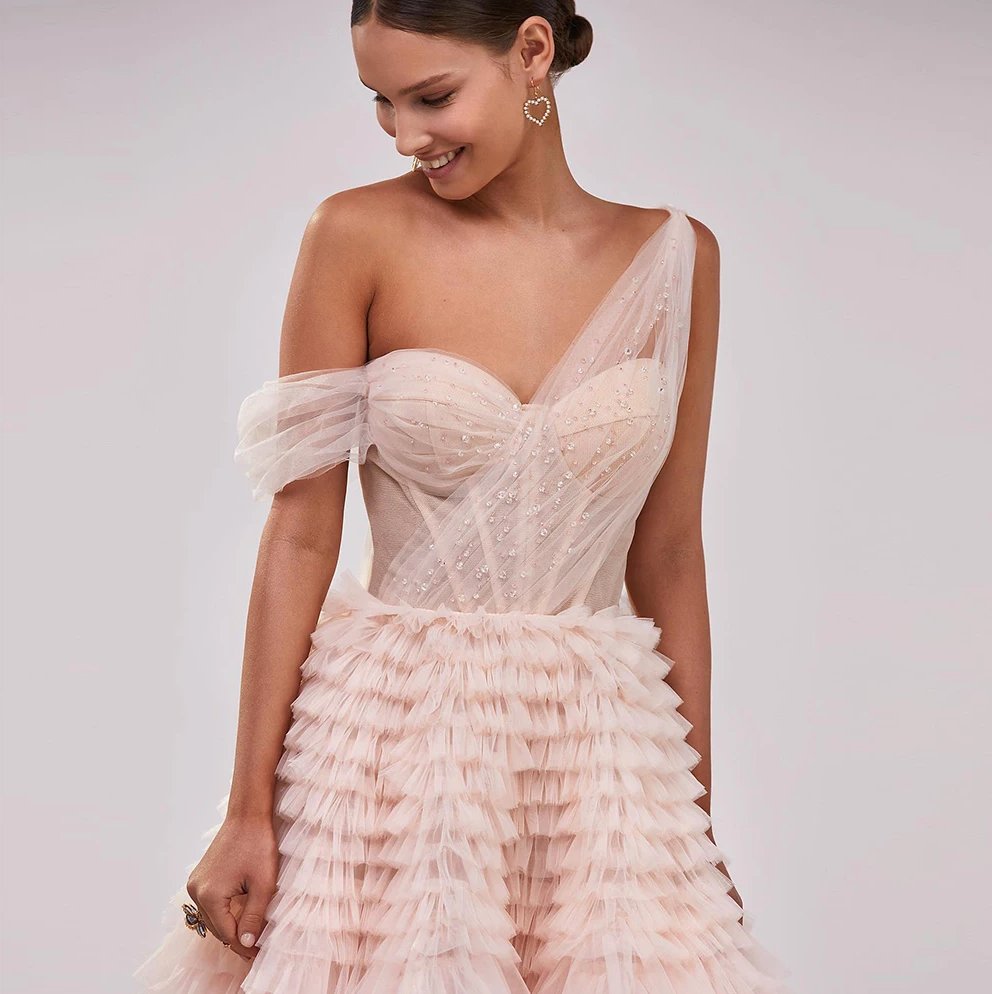 Woman wearing the Old Money Collection Couture Glosili Maxi Gown