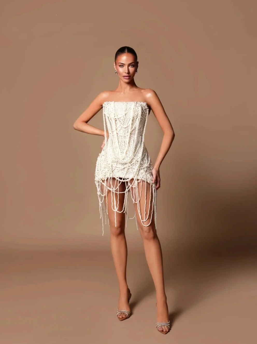 Woman in the BM Mini Dress