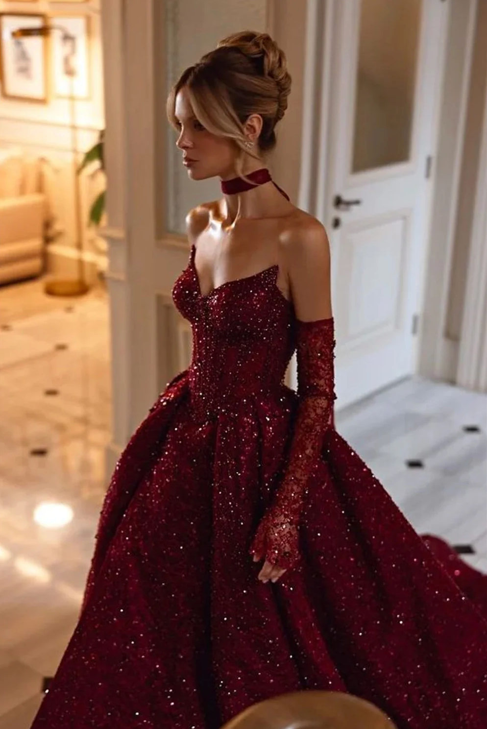 Woman in the Berkshire Ball Gown