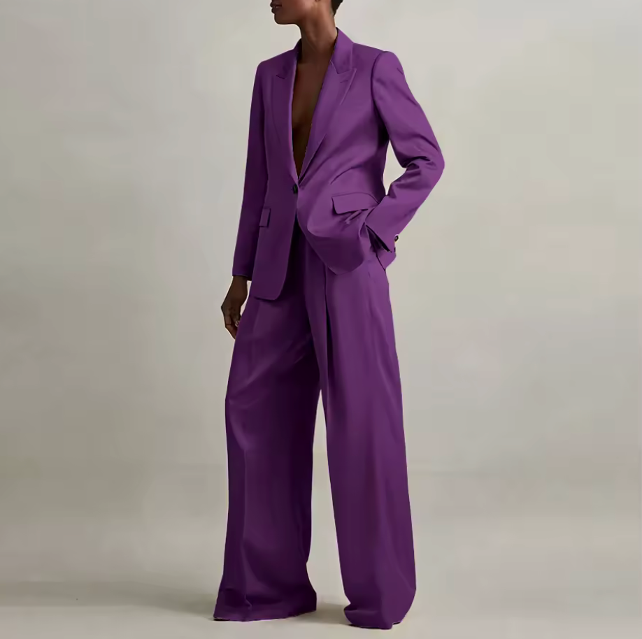 Boulevard Silk Pant Suit