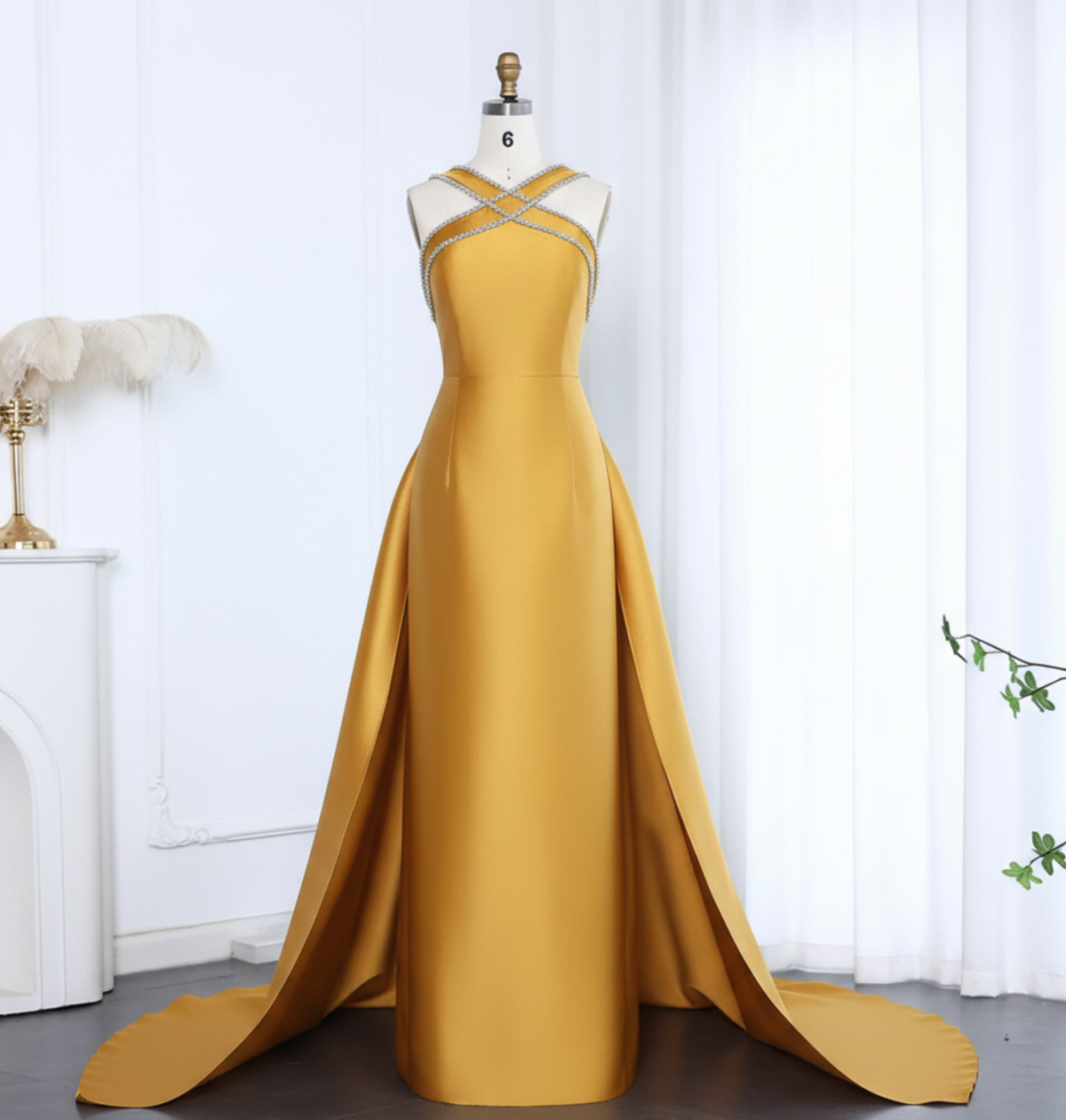 Via de la Salaria Formal Evening Gown