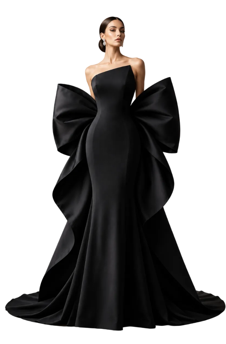 Galant Sculptural Bow Gown
