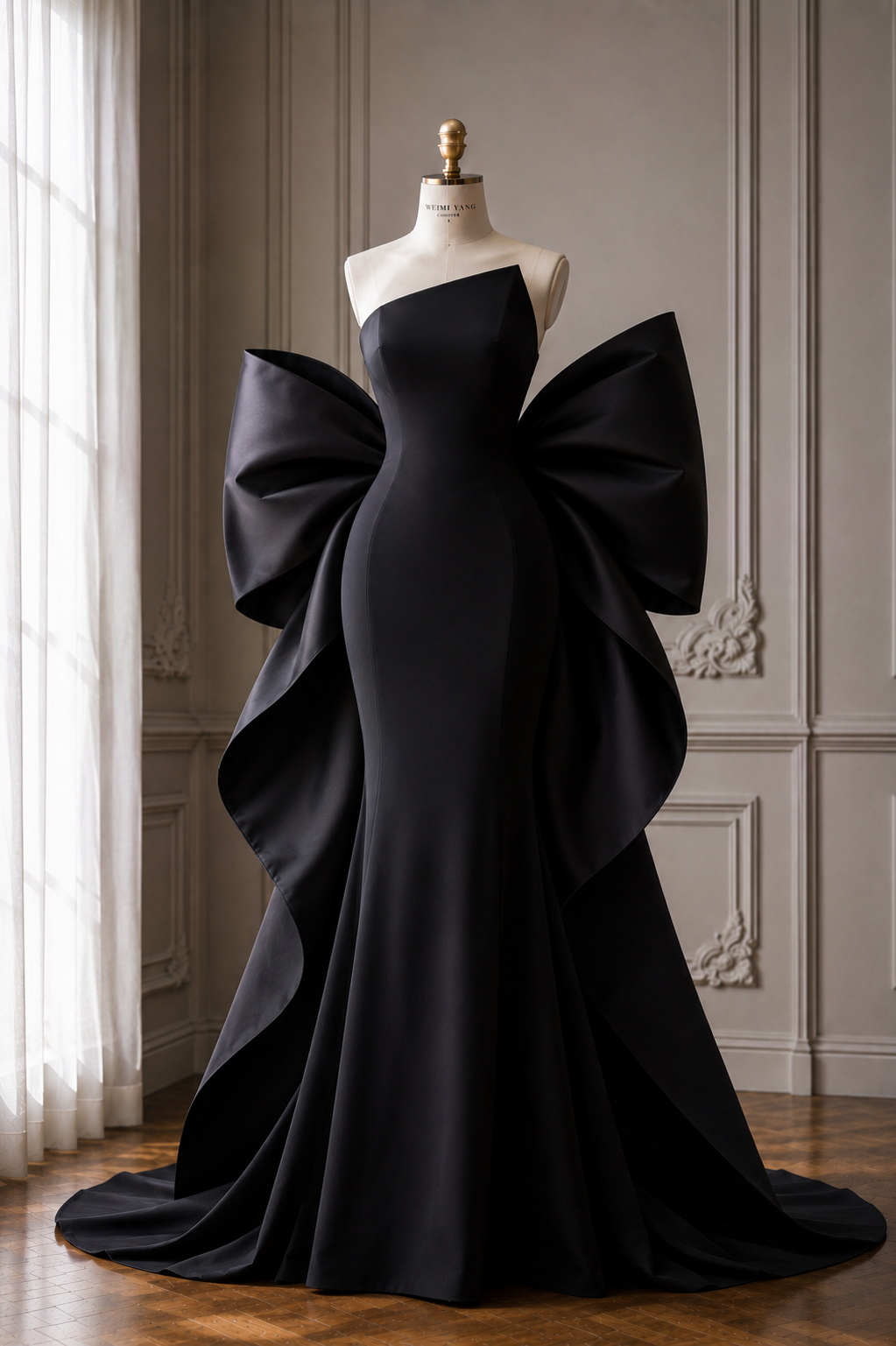 Galant Sculptural Bow Gown