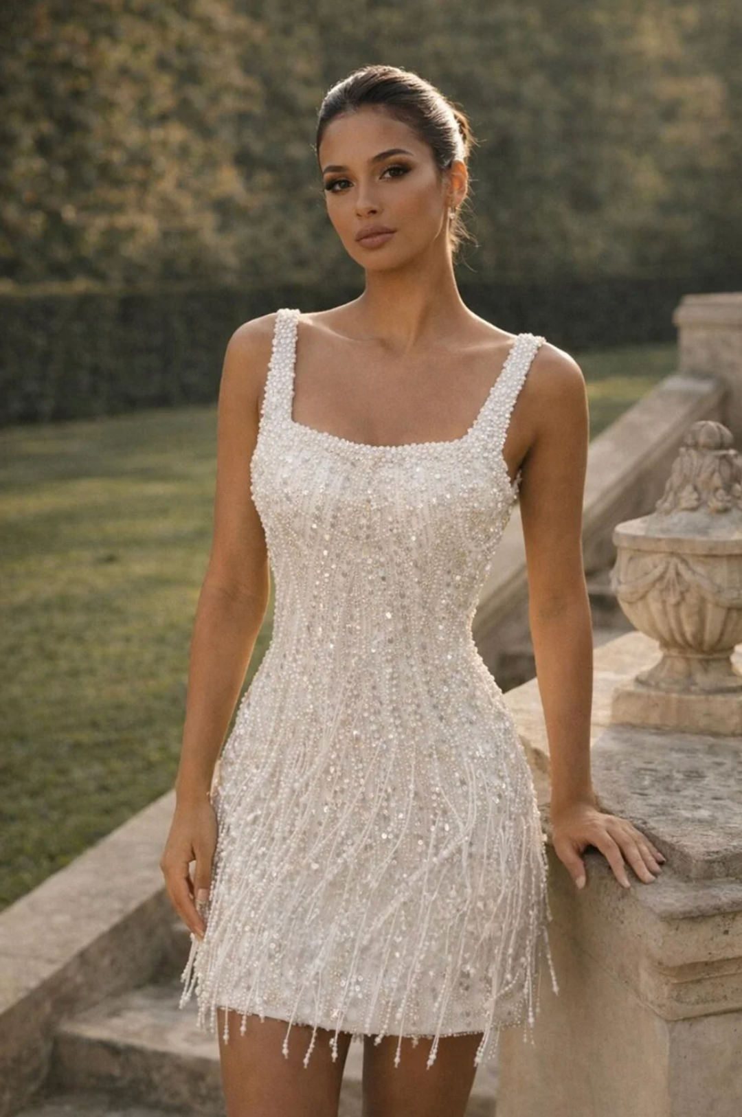 Varese Beaded Mini Dress