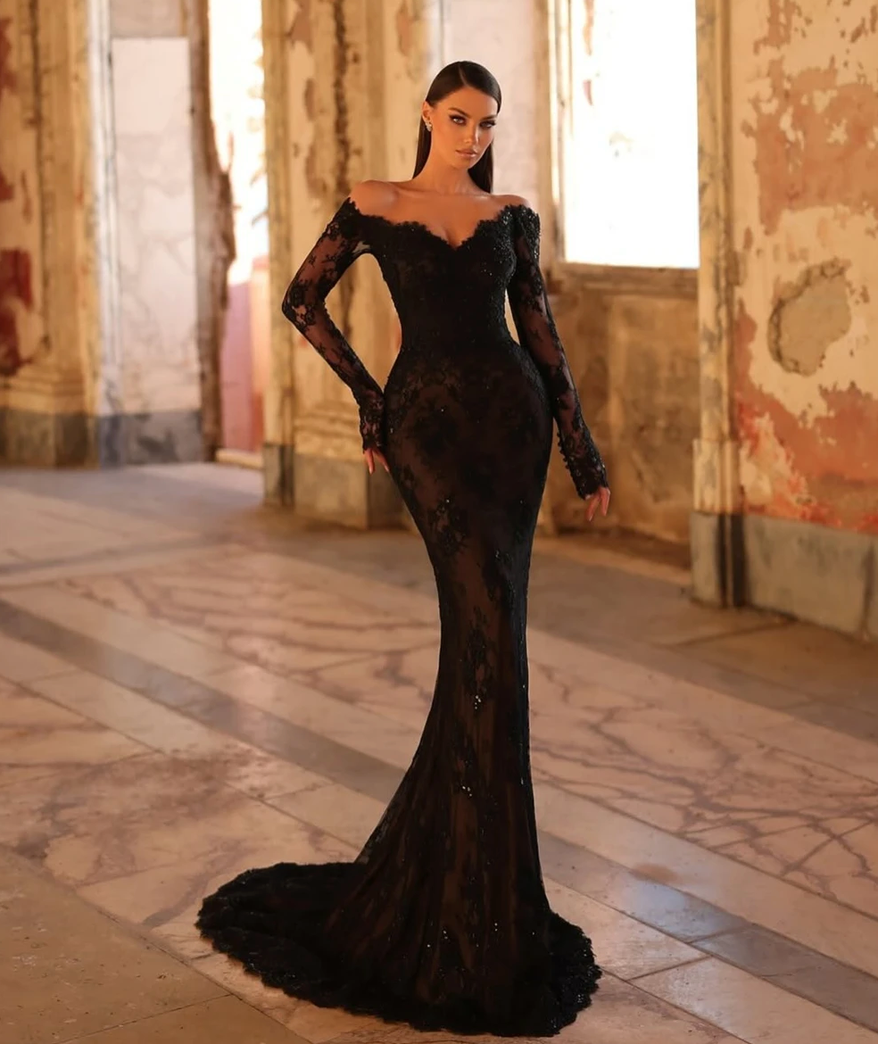 black tie evening dresses Zola Black Tie Gown Black / Custom Size